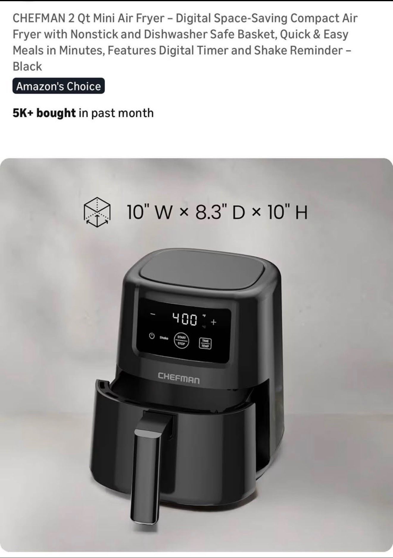 Mini Air Fryer