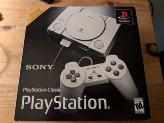 Playstation Classic, new in sealed box - $80