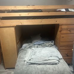 Solid Wood Bunk Beds 260