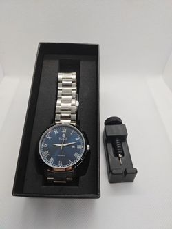 Blue Dial Quartz Watch