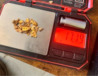 Raw gold nuggets, found here in SoCal 90% of spot price
