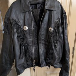 Women's Heavy Leather Jacket 