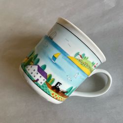 Vintage 10-oz Villeroy & Boch Themed Boat Scene Mug