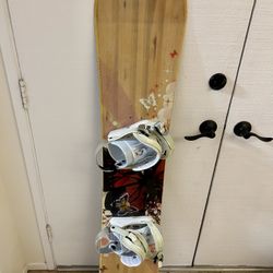 151cm Women’s Snowboard with New Bindings