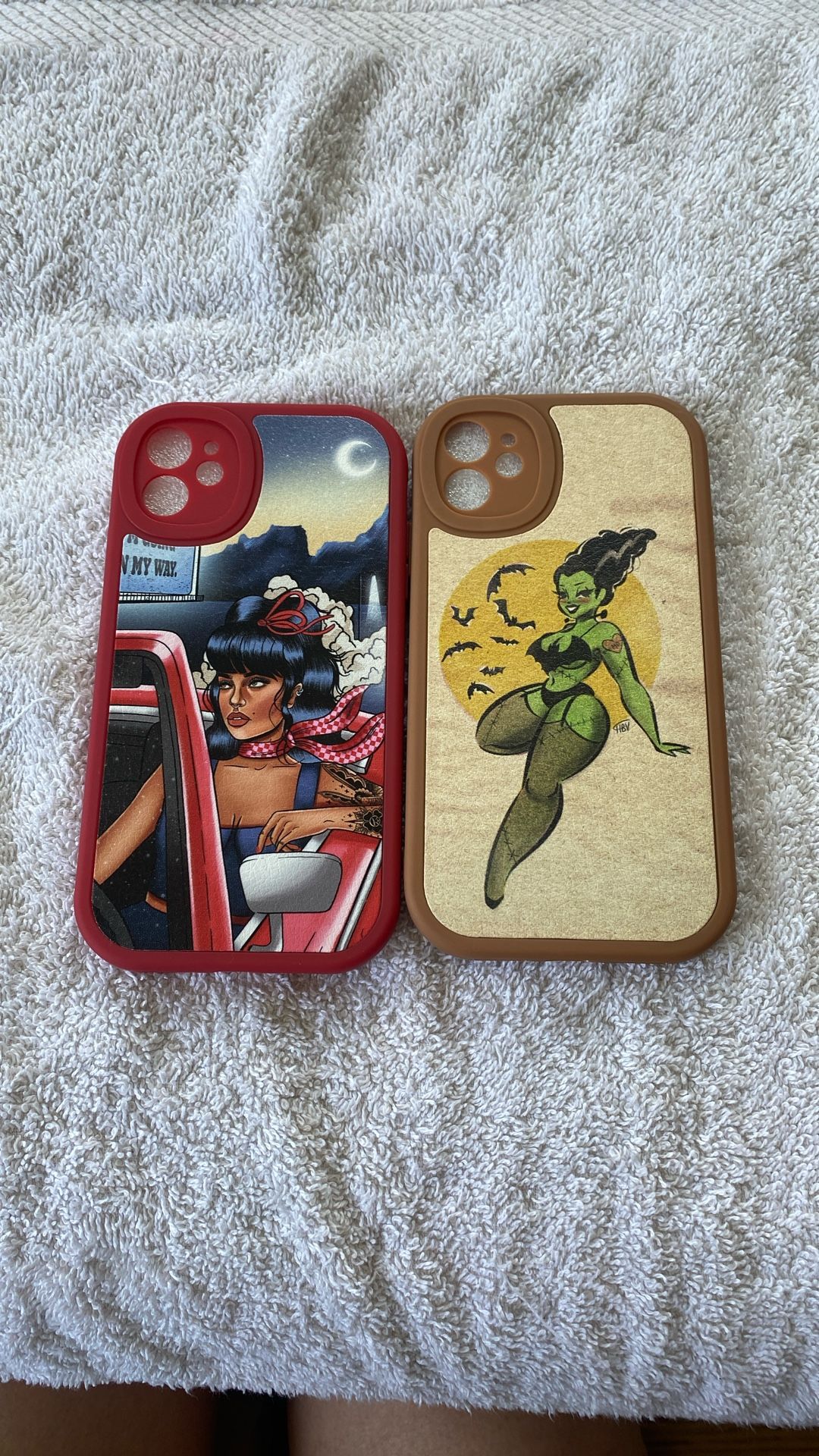 2 Cartoon Graphic Phone Case, , Multicolor, iPhone 112