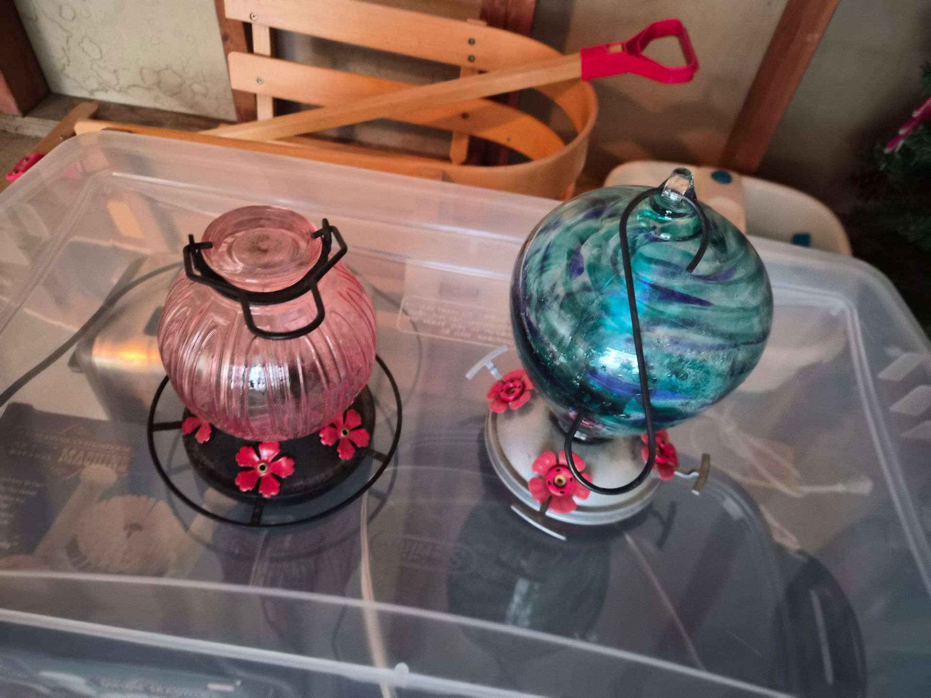 Hummingbird feeders