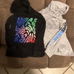 Boys Hooded Adidas Size 7 Together For $15 