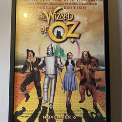 THE WIZARD OF OZ (1939) ORIGINAL MOVIE POSTER  -  RE-RELEASE 1998 - ROLLED - 2-S