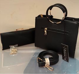 Handbag and  clutch purse bundle set