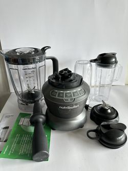  NutriBullet ZNBF30500Z Blender Combo 1200 Watt, 1200W, Dark  Gray: Home & Kitchen