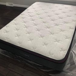 Helix Luxe Luxury Dusk Queen Size Mattress Bed 