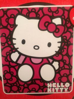Hello Kitty Raschel baby blanket