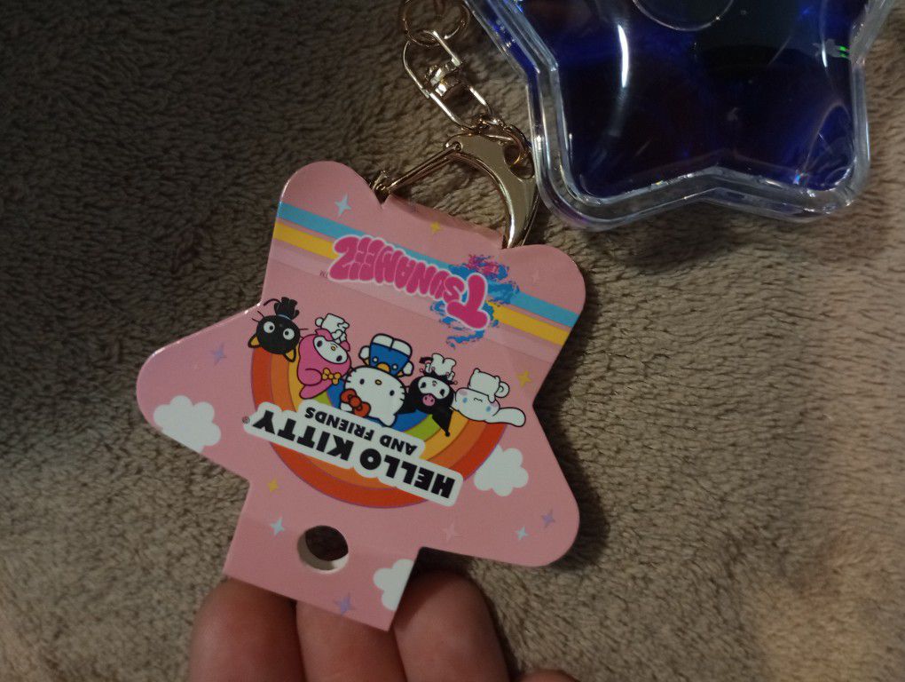 Hello Kitty Keychain And Mini Beanbag Plushies
