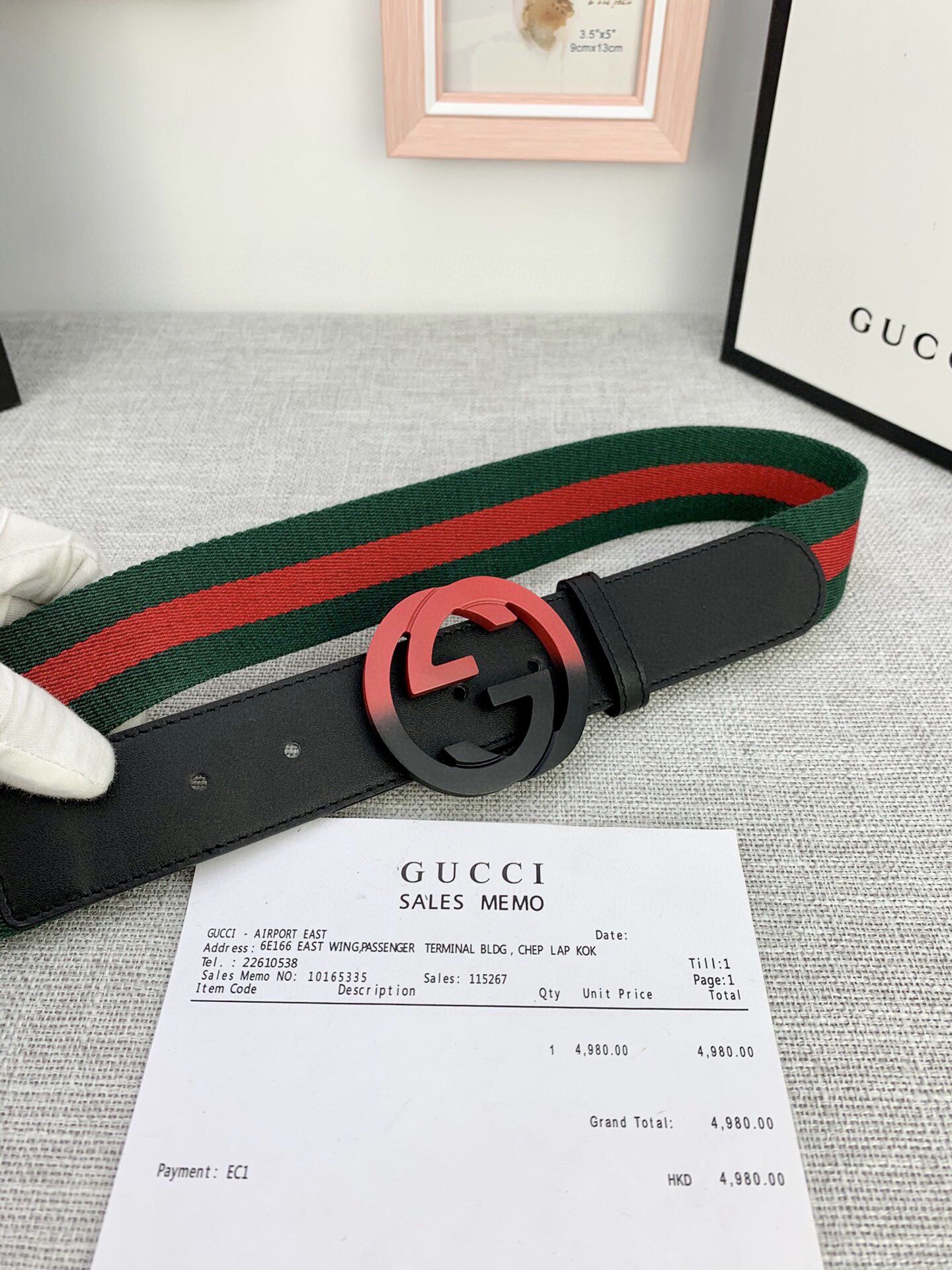 GG Men’s Belt With Box 2025 New
