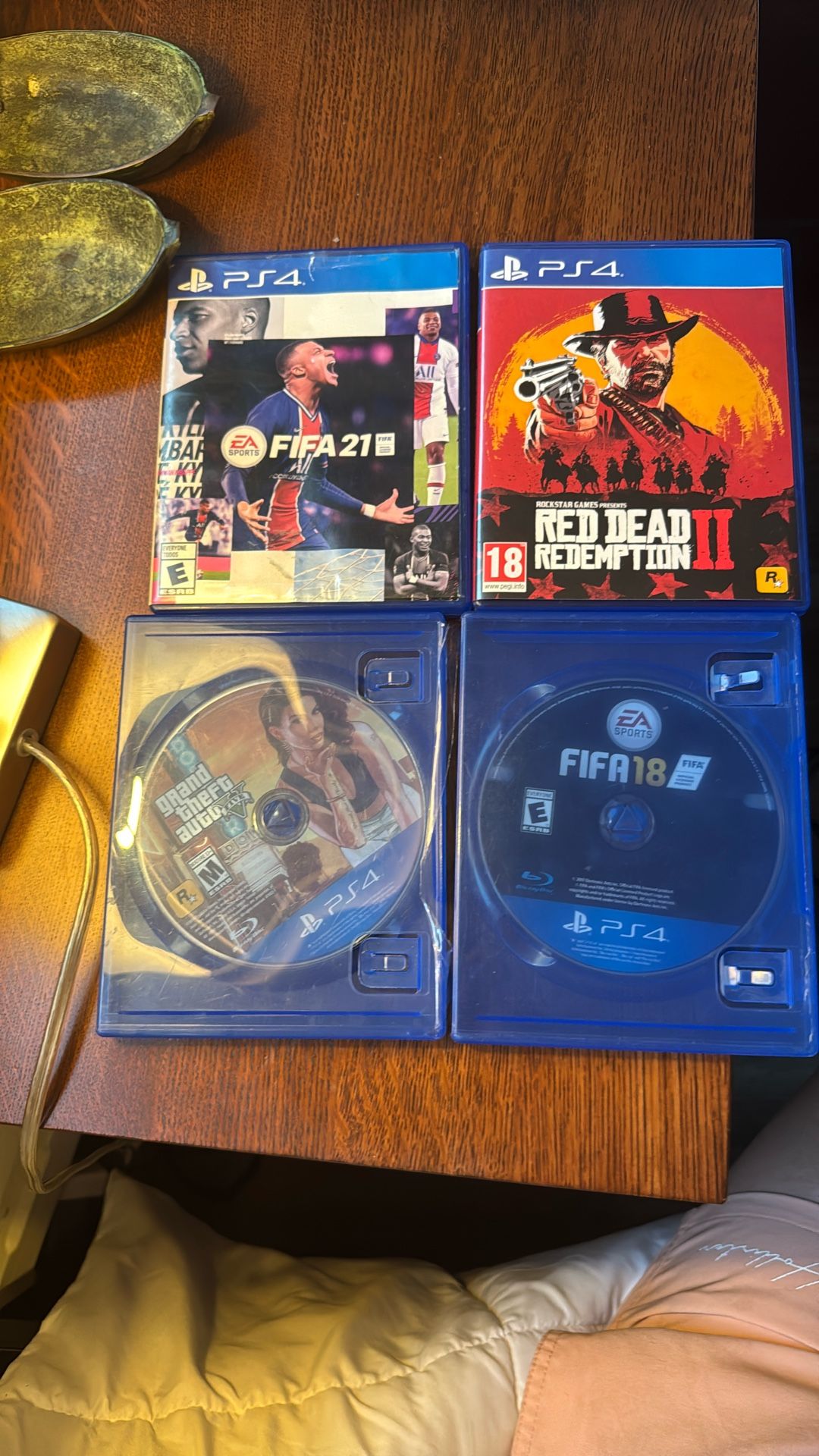 Gta 5, Fifa 17, Fifa 21 And Red Dead Redemption 2