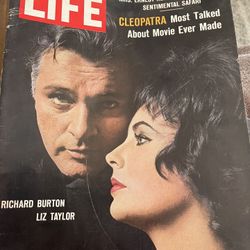 Life Magazine Liz Taylor And Richard Burton April 13 1962Yes It Still Has The Baseball Cards And Life Two Richard Burton And Liz Taylor April 19 1963 
