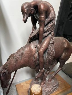 “End of the Trail” Bronze Sculpture – James Earle Fraser Reproduction (18”)