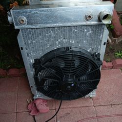 67 Camaro Radiator With Fan