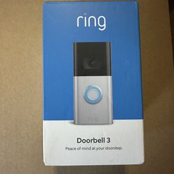 Ring Doorbell 3 battery powered brand new
