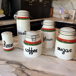 Vintage Kitchen Canister Set 