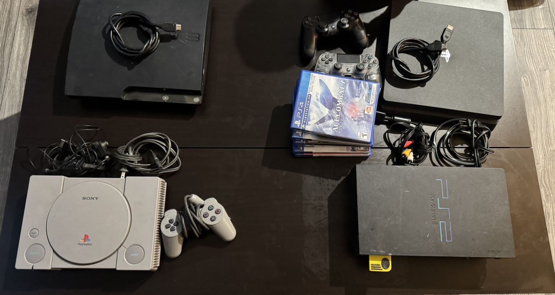 PS1, PS2, PS3, PS4