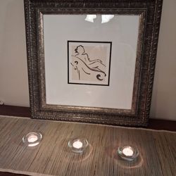 Lady Silhouette Framed Art