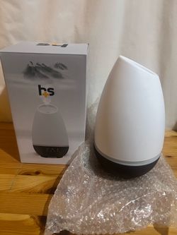 HealthSmart 500ML Essential Oil Diffuser for Large Rooms, Cool Mist Humidifier and Aromatherapy Diffuser, Adjustable Timer, Mist Mode and 7 LED Light 