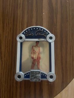Elvis Presley Holographic Musical Christmas Ornament Jukebox Blue Christmas
