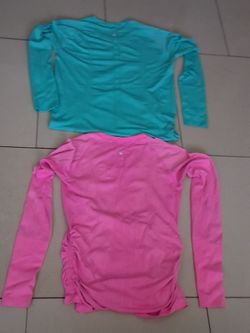 2 Lululemon long sleeve  size 8