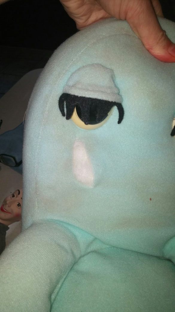 1987 PEE WEE'S PLAYHOUSE PEE WEE HERMAN DOLL RARE AND CHAIRRY PUPPET RARE