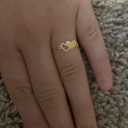 Engagement Ring Real Gold With Box 