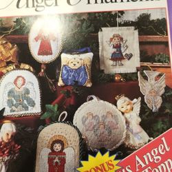 Better Homes and Gardens Cross-Stitch & Country Crafts Angel Ornaments Counted Cross-Stitch Booklet with Bonus Glorious Angel Tree Topper