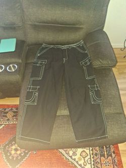 Mens true religion double pocket cargo pants