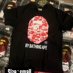 Pink bape shirt