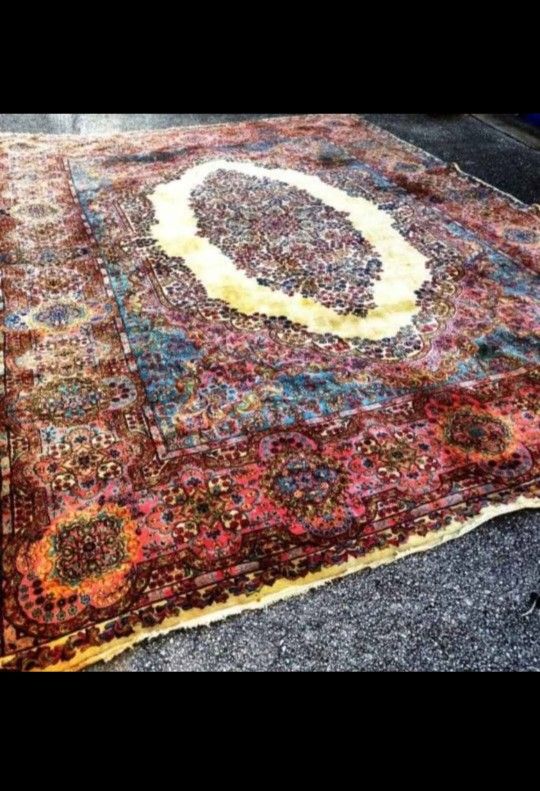 Gorgeous Gorgeous Very Very Very Large Kerman Real Persian Handmade Rug ( From Iran ).