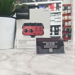 Saramonic Two Channel Audio Mixer With Phantom Power