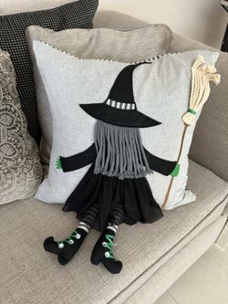 Witch Pillow Halloween