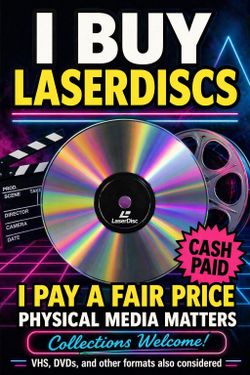 I BUY LASERDISC LASER DISC LAZERDISC