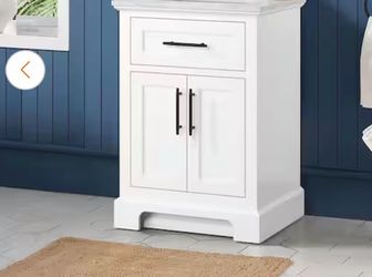 24” NO TOP BATHROOM VANITY (JUST THE CABINET)
