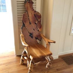 Rustic Wooden Chair
