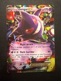 Gengar EX  Pokemon Card