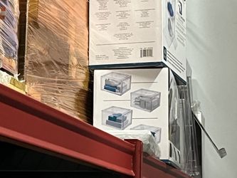 4 Pack Stackable Shoe Boxes