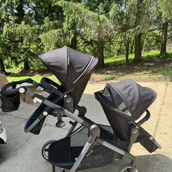 Evenflo Double Stroller And Car Seat 