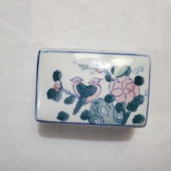 Vintage Porcelain Trinket Box