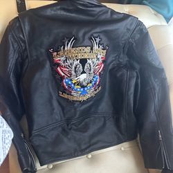 Leather Riding Jacket 