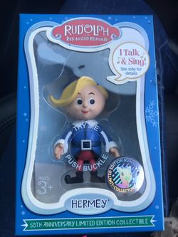 RUDOLPH RED NOSED REINDDEER TALKS & sing! 50 aniversary limited edition