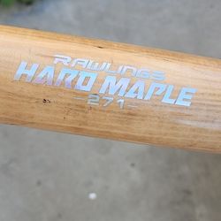 Hard Wood Baseball Bat $45$