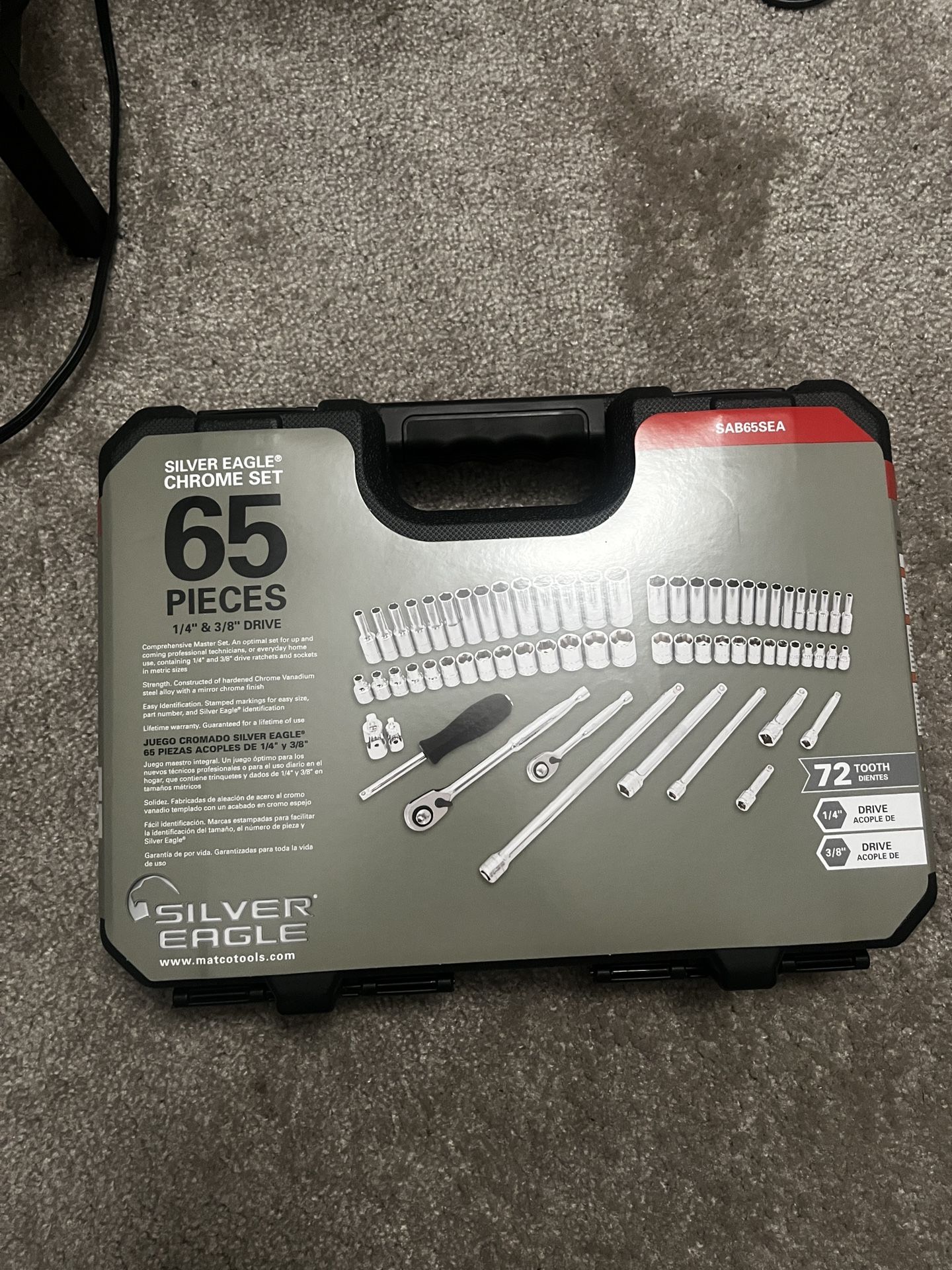 Matco 65 Piece Chrome Set