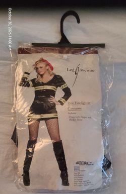 Leg Avenue Hot Firefighter Halloween Costume Size XS