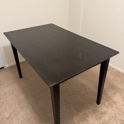 Brown table